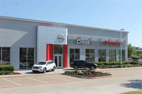 Crest nissan frisco - On behalf of everyone at Crest Nissan, we would like to thank those who have taken time out of their busy schedule to share their experience at our dealership with others. Skip to main content 6600 State Highway 121 Directions Frisco , TX 75034 